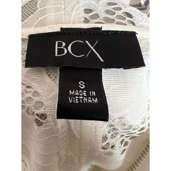 NWT BCX Sz S Full Zip Lace Back Jacket - Picture 7 of 8